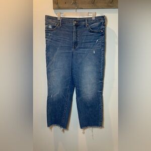 Express straight ankle high rise size 14 short